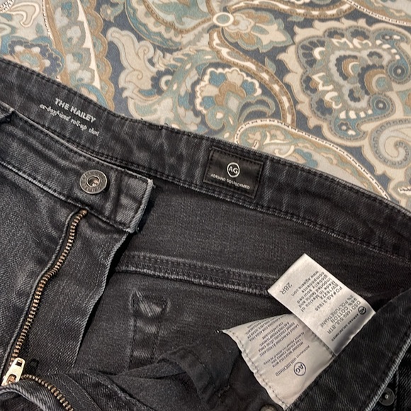 AG The Hailey Boy Black Jean Shorts - Picture 3 of 4